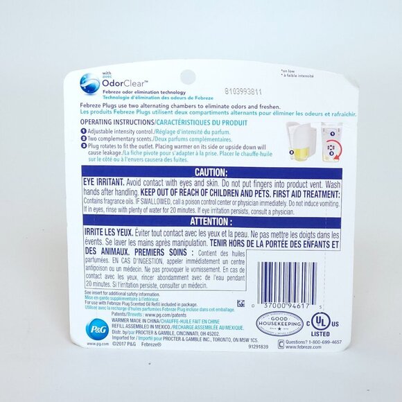 FEBREZE Plug Original with TIDE Scent BNIP Lasts for up to 45 Days - Picture 3 of 4